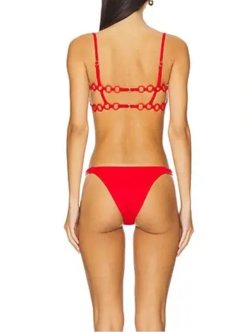 SAUDADE x Revolve Red Bikini Small - Picture 2 of 6